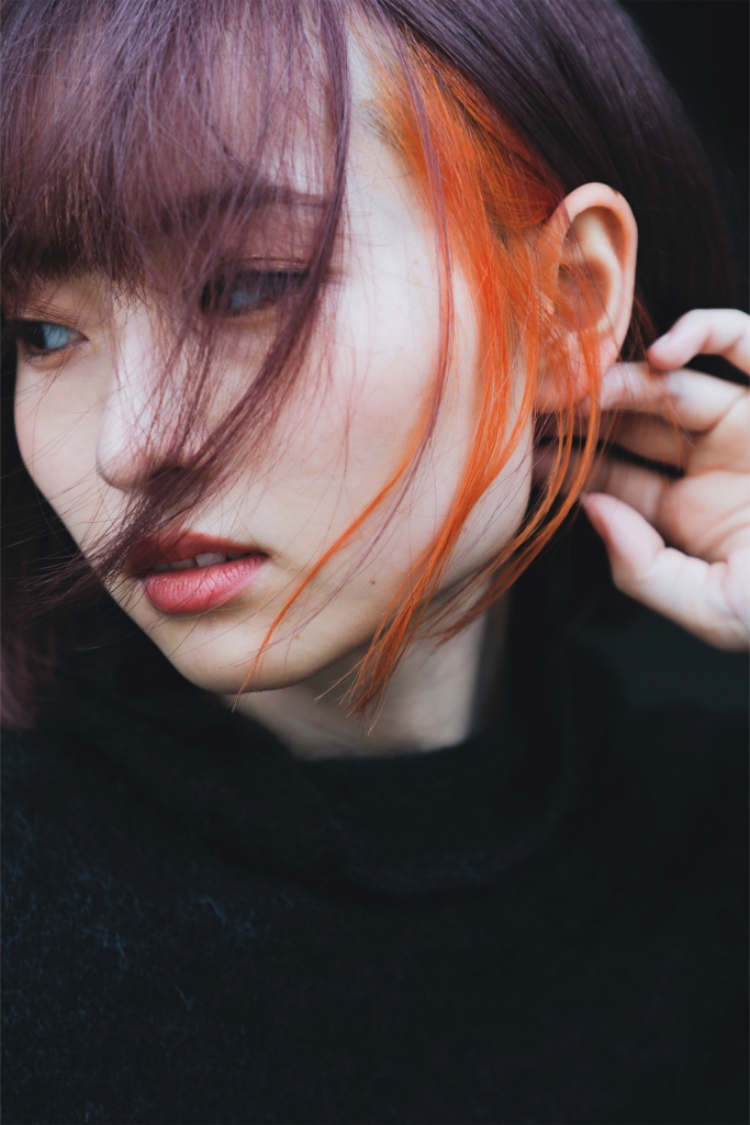 winter collection<br>ピンクグレージュとオレンジのモードボブスタイル by Of HAIR